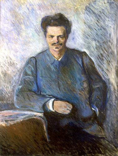 writer - portrait of the writer-oil