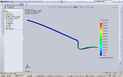 fem - deformation beam