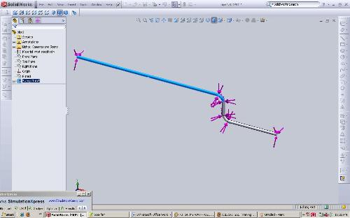 fem - deformation beam
