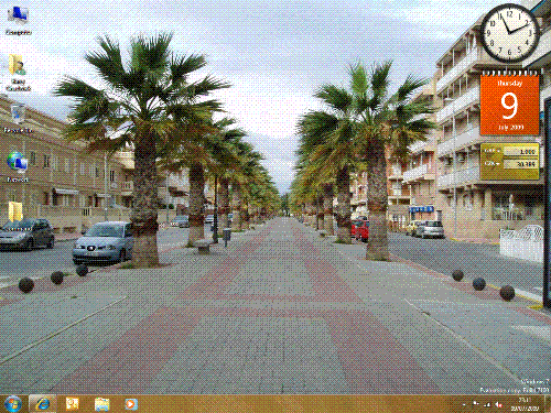 Asylum's Desktop - Current image of my desktop which was taken in Spain.