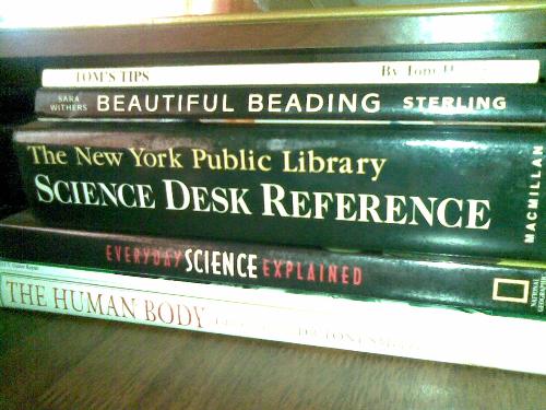 stacks of books - This is one way of stacking books.