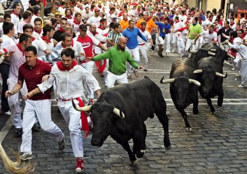 Pamplona Bull Run  - Pamplona Bull Run held in July @ Spain