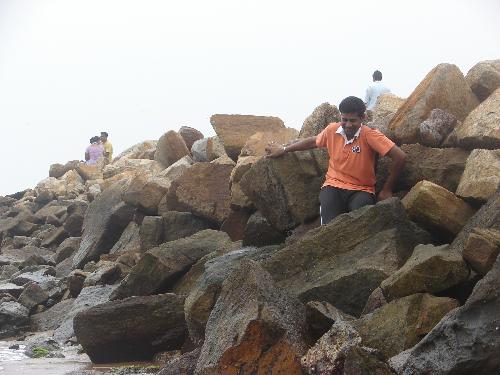 vizag beach - this pic is taken at the beach at visakhapatnam