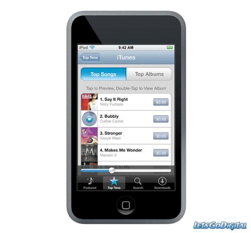 one touch ipod - this is a one touch ipod available in the market