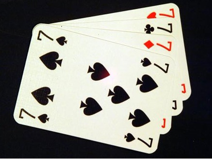 The Number 7 - the 7 cards of a deck