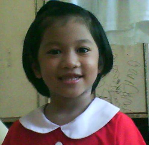 abi (school age) - abigail=she asked her dad to take this picture while taking i'm preparing her for school.