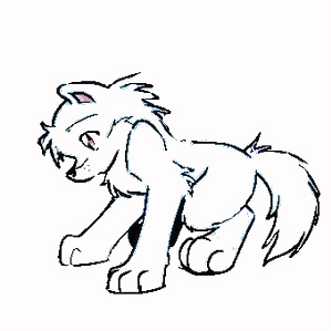 wolf sketch - a sketch