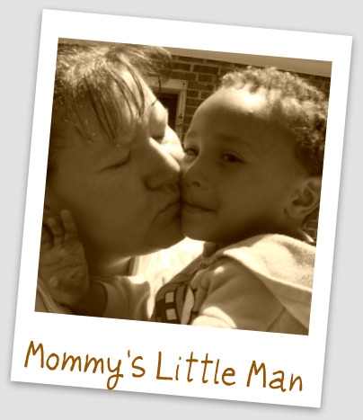 Mommy's Little Man - Edited photo of me and my 2 year old son.