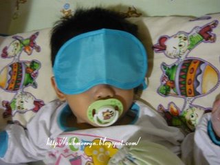 Sleeping with eye-shade - Eye-shade can sometimes help a person sleep better. The darkness that it created can help calm and soothe a person, helping them to doze off in no time. Sleeping with eye-shade - Eye-shade can sometimes help a person sleep better. The darkness that it created can help calm and soothe a person, helping them to doze off in no time.