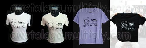 Harry Potter Shirts! OMG Prints - These are the shirt prints i designed. It's available in Ebay and Bonzazle. Or you can just send me a message if you're interested. XD  http://bit.ly/7nOnf http://bit.ly/eGBro