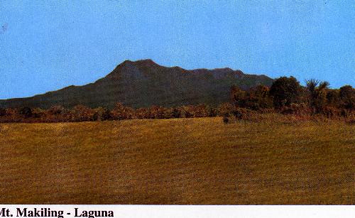 Mt. Makiling! - Mt. Makiling is found in Laguna,Philippines.The name was after to a woman named Maria Makiling.