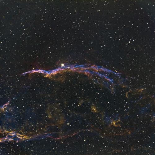 veil nebula - an incredible shot of the veil nebula