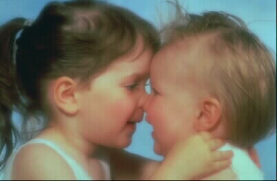 baby - sister and brother