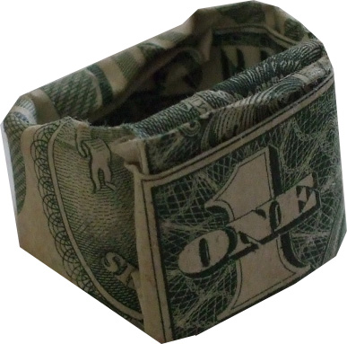 The ring of power - The ring of power is a ring made by one dollar bill. If you want to be lucky and learn how to do it.  think about it !