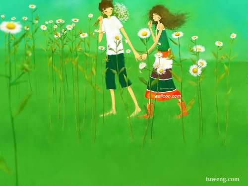 lovers - happy and beloved couple.