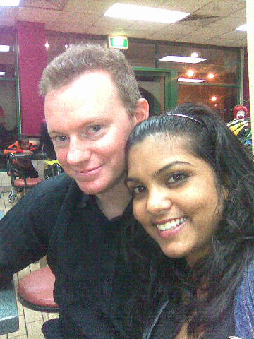 Tim and Christine - Me with my friend Christine