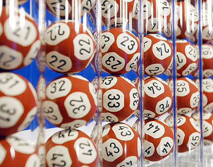 Lottery Balls - Lottery Balls, showing the chances of being selected is slim to none