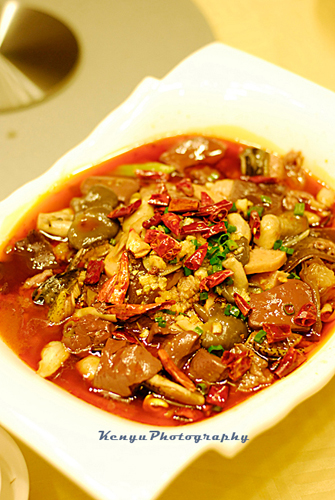 sour and spicy pig offals - Taken in a Hunan restaurant.