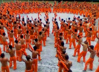 dancing inmates - a photo of one of their monthly performance