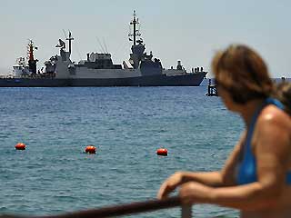 Israeli Warships in Suez Canal - IN nautical muscle-flexing clearly aimed at Iran, Israel has sent two of its most advanced missile boats through the Suez Canal into the Red Sea.
Israeli Warships in Suez Canal - IN nautical muscle-flexing clearly aimed at Iran, Israel has sent two of its most advanced missile boats through the Suez Canal into the Red Sea.