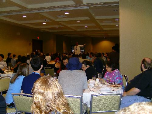aftercon staff dinner - after the convention the staff has a dinner to unwind and talk about how the convention went
