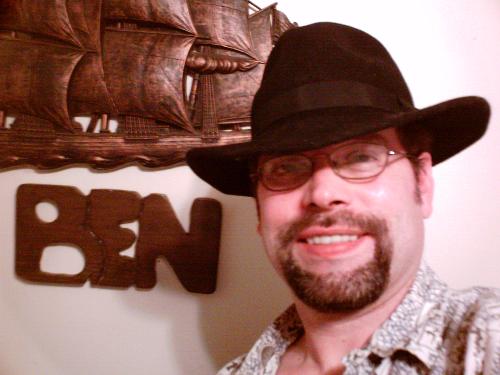 Hubby again! - This is my hubby again lol. The beard is gone now though btw. lol. I hated it and threatened to stop shaving my pits if it doesn't come off. I never seen a man shave so fast LMAO!