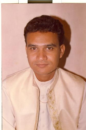 My husband's photo - at the time of engagement