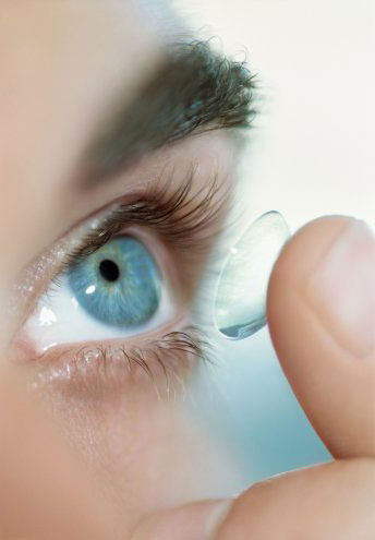 Eye Contacts - Some random person I don't know putting on a Contact. =]