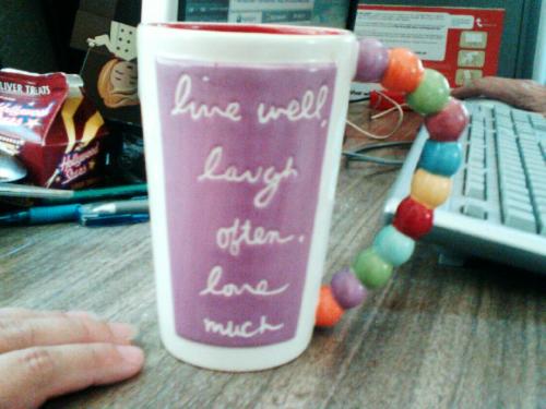 One of my favorite coffee cups - One of my favorite coffee cups for coffee, milk, anything that I can drink.
