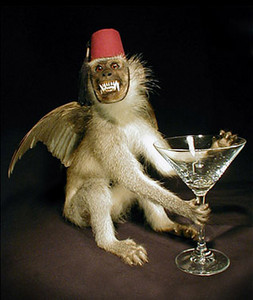 Creepy Monkey - This is a picture of a creepy monkey I found while putting together a power point presentation for my thesis on Joseph Sheridan Le Fanu.