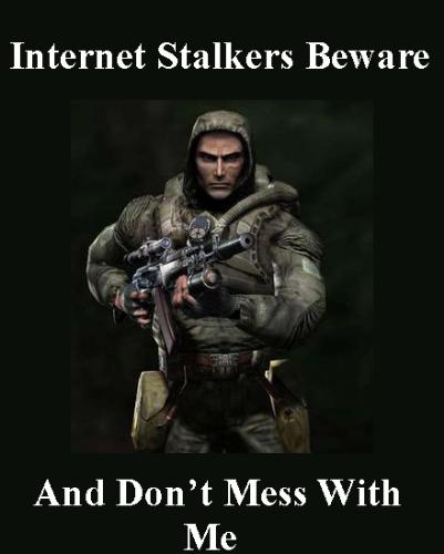 Internet Stalker Beware - image of internet stalker