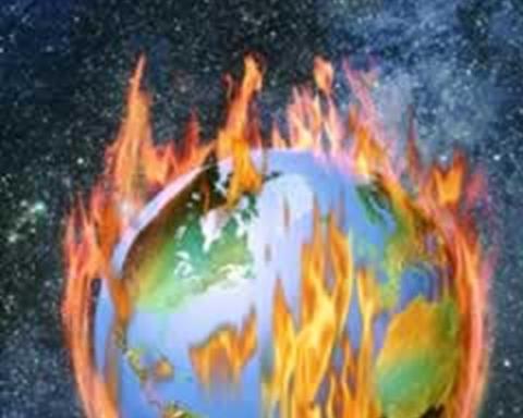 global warming - global warming means burning earth..