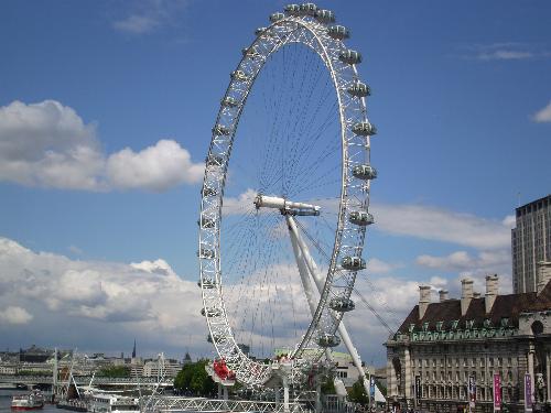 London Eye - The london eye on a sunny sunday