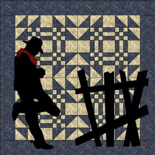 Lonesome Cowboy Quilt Pattern - Lonesome Cowboy Quilt Pattern at www.madcreekdesigns.etsy.com