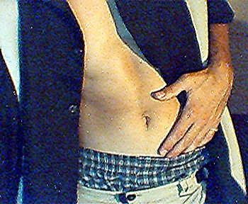 sexy young man abs - just something for all the women to wet their whistle on.
