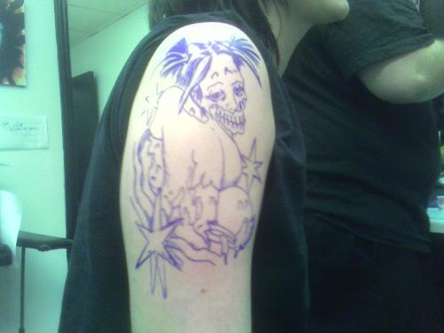 stencil-tastic - the stencil version of my newest tattoo