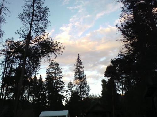 clouds - prettiest night time sky in beautiful Colorado.