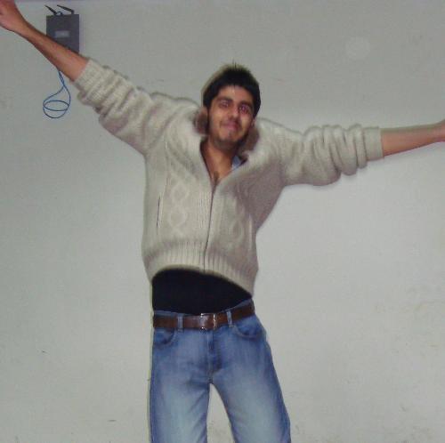 its me... - Dis foto of mine is after the new year party 2008 in ma college... it was a rocking party n dis photo is one of ma photo in hostel..