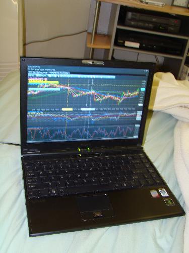 Forex - Photo picturing a laptop with succesful forex trading