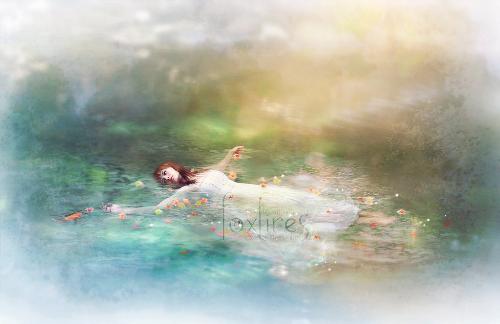 Girl in water - This picture is of a Girl in water