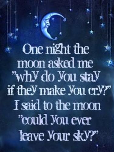 My MooN - When I Know some You will Be with my like The moon In the Dark night ^_^