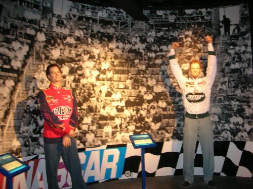 Jeff Gordon / Dale Earnhardt Jr. - Picture from the Hollywood Wax Museum in Branson, MO