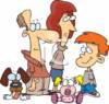 family - having a family big or small do not matter. what maters most is the relationship they're into. sharing problems, helping each other is a key word to a happy family