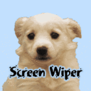 screen wiper - puppy say hi