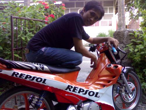 My Honda XRM - This is my picture with my beloved Honda XRM Motorcyle, I modified it the way I want it. Before I always ride with when I go to work.