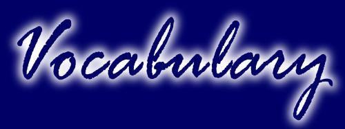 Vocabulary - The image contains the word Vocabulary.