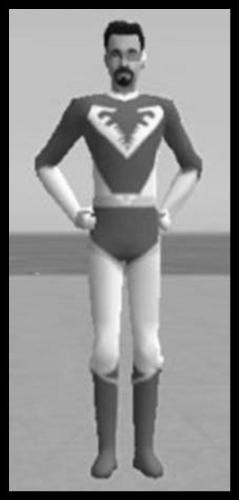 green eagle first suit - their suits before they evolved.