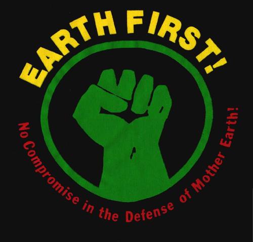 Earth First! - symbol of Earth First! No compromise!