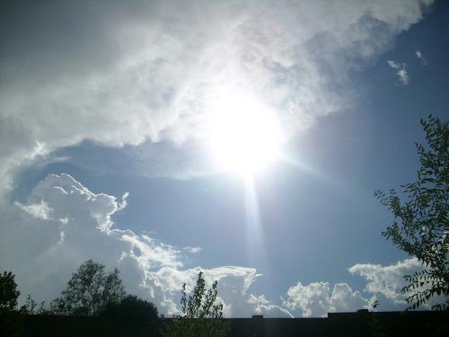 Majestic - A picture taken as the sun is coming thru the clouds