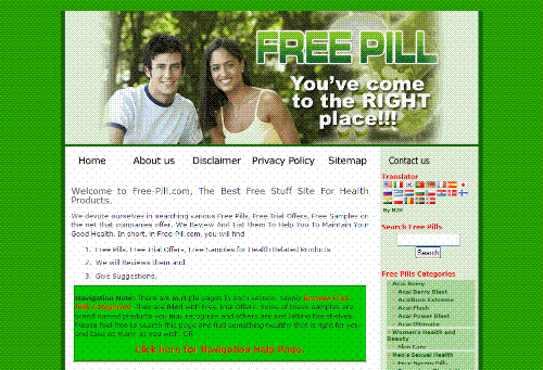 The Best Health Related Free Stuff SIte, Free-Pill - Free-Pill.com, The Best Free Stuff Site For Health Product For Man And Woman with Actual Review and suggestion, Get Free Weight lose pills, General Free health samples, Free Trail offer health and beauty product etc.